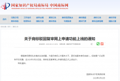 6月28日起！商標(biāo)駁回復(fù)審網(wǎng)上申請(qǐng)功能正式上線